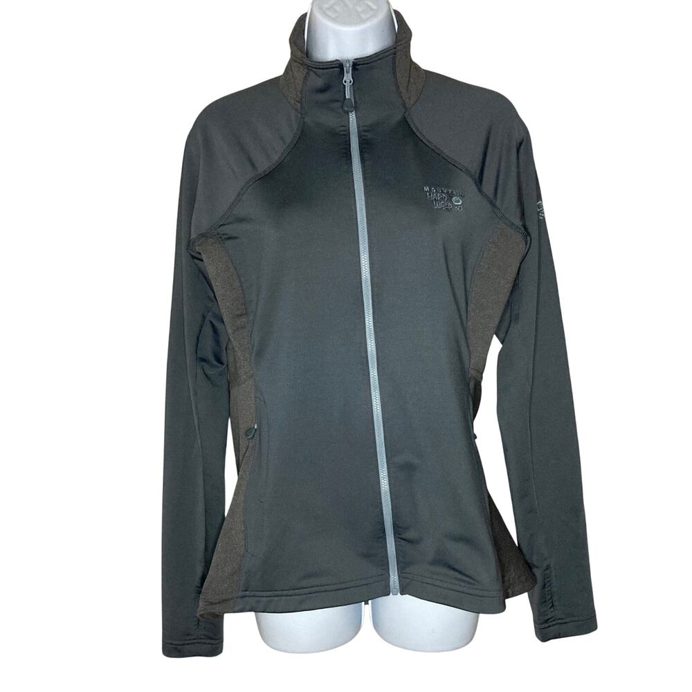 Mountain Hardwear Women's Arlanda Gray Color Block Jacket Full Zip Size Medium